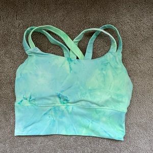 SENITA Athletics Key Lime Tie Dye Sierra Sports Bra